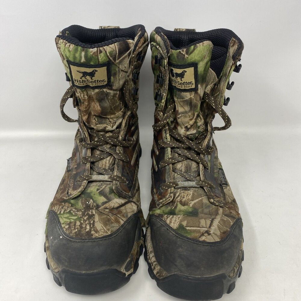 Irish Setter Camo Waterproof Hunting Boots Men's Size 11D